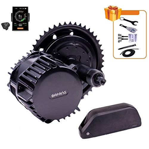 BAFANG Electric Bike 1000W BBSHD BBS03 Mid Drive Motor Kit Electric Bicycle Conversion Kit with Optional 48v 52v Lithium Battery Central Engine with DPC18 Display DIY Ebike