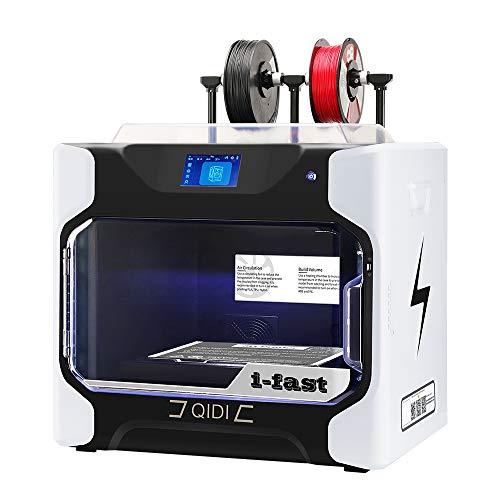 R QIDI TECHNOLOGY i Fast 3D Printer, Industrial Grade Structure, with Dual Extruder for Fast Printing, Super Large Printing Size 330×250×320mm