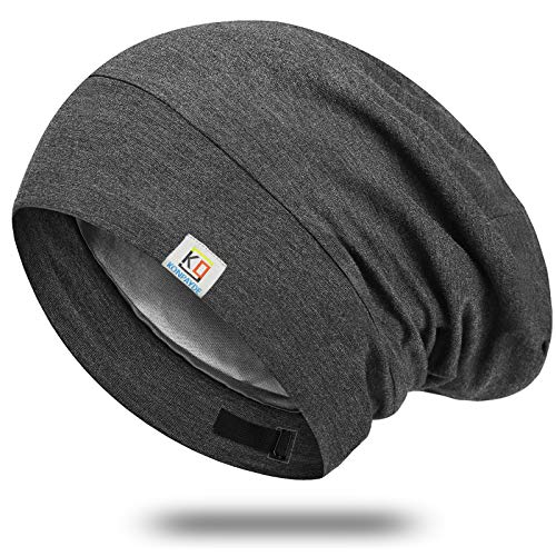 Silk Bonnet Sleep Cap for Women and Men,Soft and Comfortable of Night Cap,Adjustable