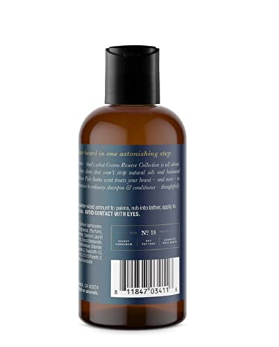 Cremo Palo Santo (Reserve Collection) Beard Wash & Softener, Moisturizes, Styles and Reduces Beard Itch for All Lengths of Facial Hair, 6 Fluid Oz | The Storepaperoomates Retail Market - Fast Affordable Shopping