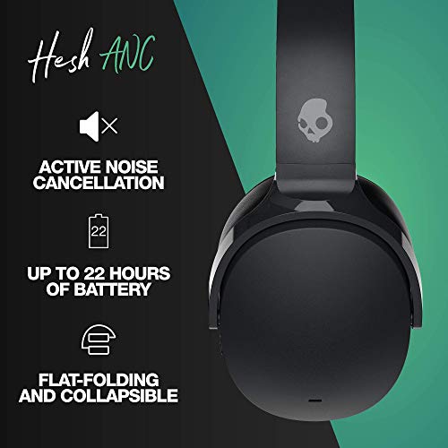Skullcandy Hesh ANC Wireless Noise Cancelling Over-Ear Headphone – True Black (Renewed) | The Storepaperoomates Retail Market - Fast Affordable Shopping