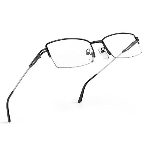 YAPZOR Blue Light Blocking Glasses For Men Women, Computer Reading Glasses Reduce Eye Strain and Dry Eyes.