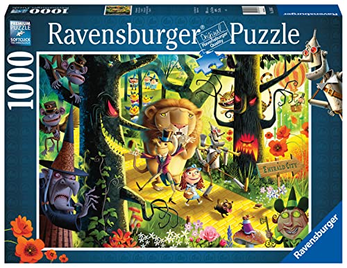 Ravensburger Lions, Tigers & Bears, Oh My! 1000 Piece Jigsaw Puzzle for Adults – 16566 – Every Piece is Unique, Softclick Technology Means Pieces Fit Together Perfectly