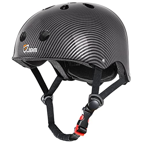 JBM Skateboard Helmet Impact Resistance Cycling Helmets for Multi-Sports Skateboarding Scooter Roller Skate Inline Skating Longboard (Gray, Medium)