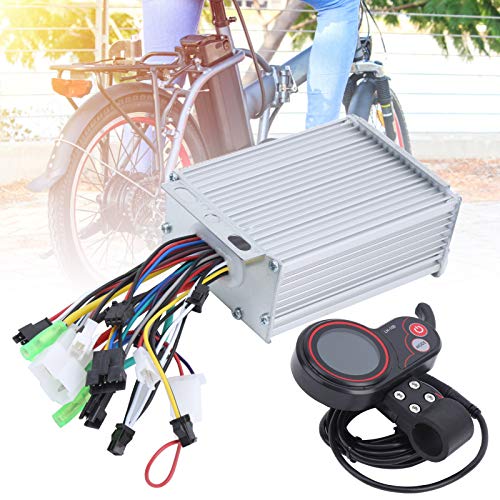 Alomejor 2 in 1 Brushless Controller Electric Scooter Controller LH100 60V E?Bike Motor Controller with LCD Thumb shiftinger E?Bike Speed Driver for 450W/500W/1000W(500W) | The Storepaperoomates Retail Market - Fast Affordable Shopping
