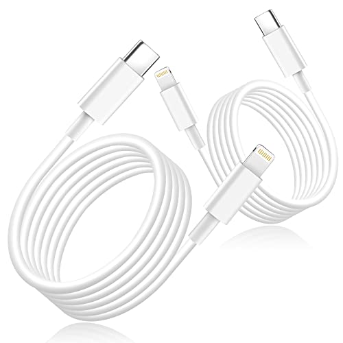 Fast iPhone Charger Cable,iPhone Charging Cable Cord [Apple MFi Certified] 2Pack 10FT Long iPhone Charger Cord,USB C to Lightning Cable For iPhone 14/14 Plus/13/13 Pro/12 MiNi/11/11Pro/XR/iPad/AirPods
