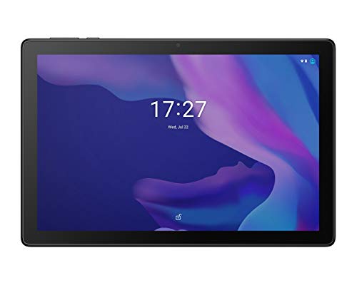 Alcatel 1T10 Smart TAB (Wi-Fi), 32GB+2GB RAM, 10.1-inches HD IPS Tablet, Eye Protection, Kids Mode + Flipcase (Black), 8092