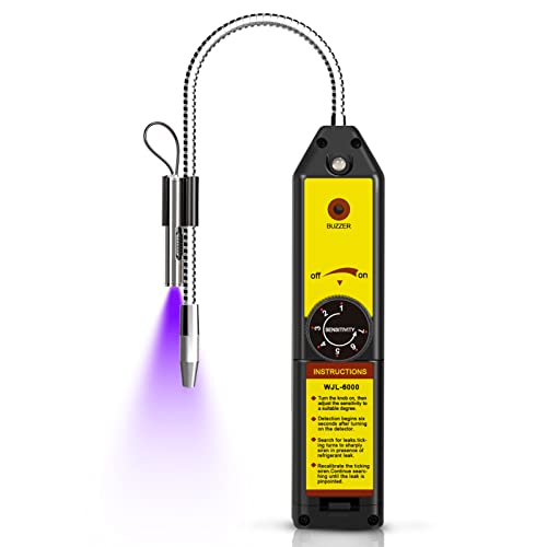 Simbow Freon Leak Detector with LED Light, [2021 Upgrade] Refrigerant Halogen Leak Detector Portable R134a R410a R22a R600a R290 CFCs HCFCs HFCs Tester Air Conditioner Detection Tool HVAC