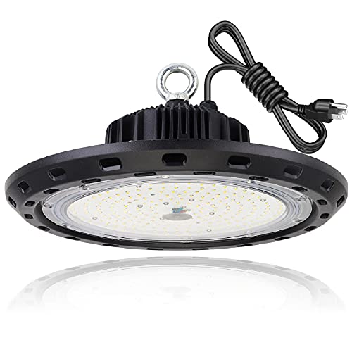 CHMLT 150W LED High Bay Light 22500lm 5000K (Eqv. to 600W HPS/MH), UFO Lights for Shop Warehouse Factory