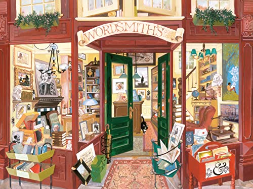 Ravensburger Wordsmith’s Bookshop 1500 Piece Jigsaw Puzzle for Adults – 16821 – Every Piece is Unique, Softclick Technology Means Pieces Fit Together Perfectly