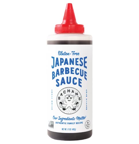 Bachan’s – The Original Japanese Barbecue Sauce – Gluten Free, 17 Ounces. Small Batch, Non GMO, No Preservatives, Vegan and BPA free. Condiment for Wings, Chicken, Beef, Pork, Seafood, Noodle Recipes, and More.…