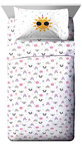 Jay Franco Trend Collector Unicorn Squad Toddler Sheet Set – 3 Piece Set Super Soft and Cozy Kid’s Bedding – Fade Resistant Microfiber Sheets