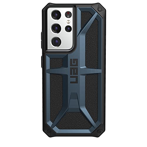 URBAN ARMOR GEAR UAG Designed for Samsung Galaxy S21 Ultra Case Blue Mallard Rugged Lightweight Slim Shockproof Premium Monarch Protective Cover, [6.8 inch Screen] | The Storepaperoomates Retail Market - Fast Affordable Shopping