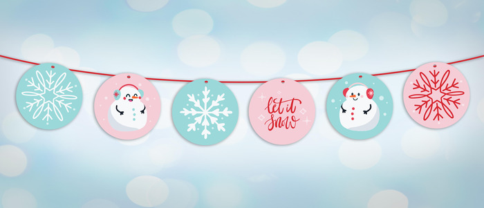 Printable Snowmen Banner Kit – DIY Christmas Decor | The Storepaperoomates Retail Market - Fast Affordable Shopping