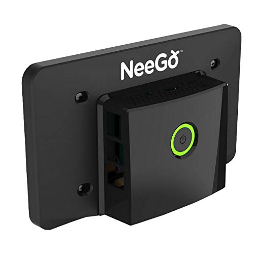 NeeGo Raspberry Pi 4 Screen Case for Raspberry Pi Monitor Touchscreen Display with Power Button 7-inch