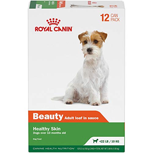 Royal Canin Canine Health Nutrition Beauty Adult Loaf in Sauce Canned Dog Food, 5.2 oz (12 Pack)