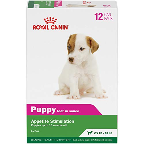 Royal Canin Canine Health Nutrition Puppy Loaf in Sauce Canned Dog Food, 5.2 oz Can (Pack of 12)