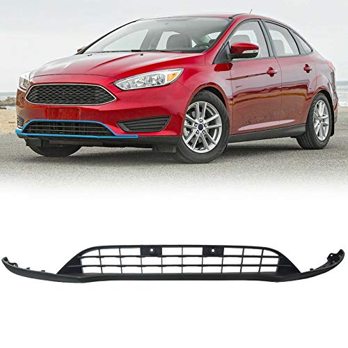 TOPAZ F1EZ17626A Front Bumper Valance Panel Lip Chin Lateral Grille Fit for 2015-2018 Ford Focus
