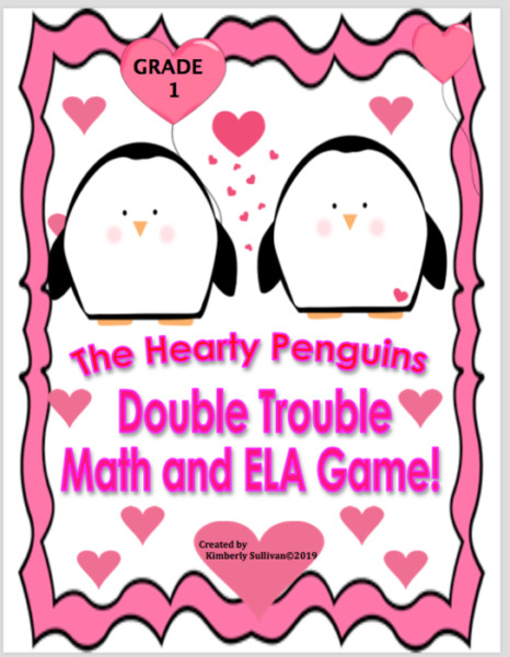 THE HEARTY PENGUINS MATH and ELA GAME!