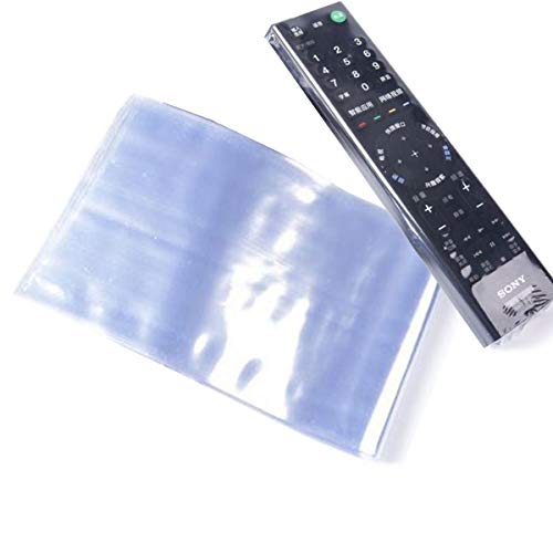 cooler depot 20 pcs Heat Shrink Wrap Bags for Remote Control (4.5X11inch) Clear Dust Proof Protective Case Film Cover Air Conditioner Video TV
