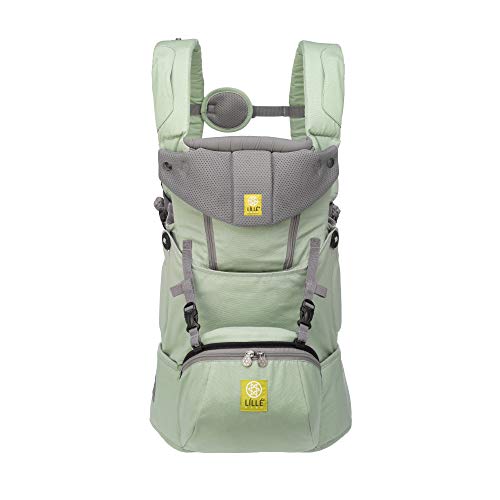 LÍLLÉbaby SeatMe Hip Seat All Seasons Ergonomic 6-in-1 Baby Carrier Newborn to Toddler – with Lumbar Support – for Children 7-45 Pounds – 360 Degree Baby Wearing – Inward and Outward Facing – Sage