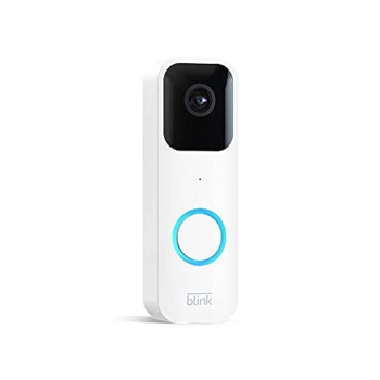 Blink Video Doorbell | Two-way audio, HD video, motion and chime app alerts, and Alexa enabled — wired or wire-free (White) | The Storepaperoomates Retail Market - Fast Affordable Shopping