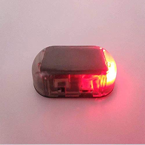 2 Pack Car Solar Power Simulated Dummy Alarm Warning Anti-Theft LED Flashing Security Light Fake Lamp (Blue + Red) | The Storepaperoomates Retail Market - Fast Affordable Shopping