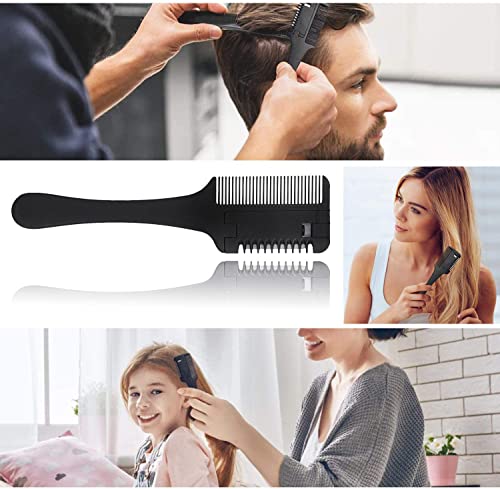 Hair Cutter Comb,Etercycle Hair Thinner Razor Comb with extra 10 Pcs Replacement Razors, Hair Thinning Comb Slim Hair Cutting Trimming Comb Tool for Men Women kids Thin & Thick Hair | The Storepaperoomates Retail Market - Fast Affordable Shopping