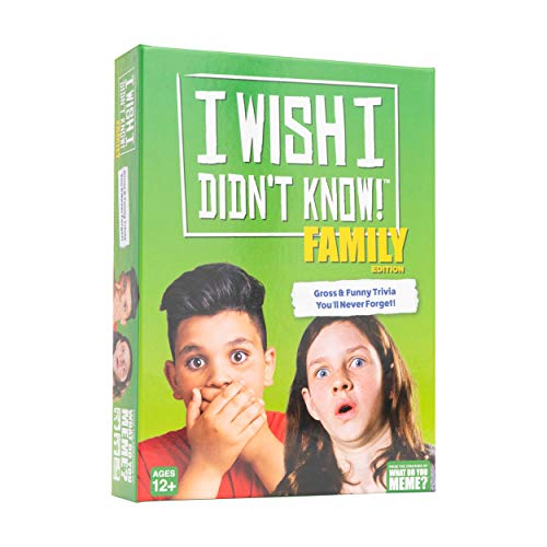 WHAT DO YOU MEME? I Wish I Didn’t Know! Family Edition Family – Easter Basket Stuffer, Easter Gift for Kids
