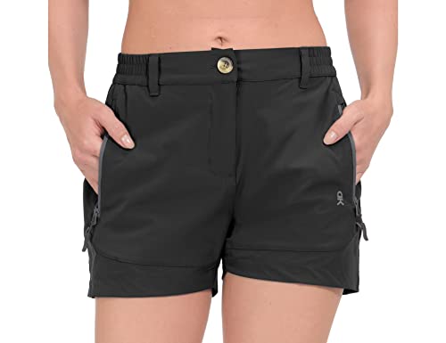 Little Donkey Andy Women’s Lightweight Stretch Quick Dry Shorts for Running Hiking Golf Black XL