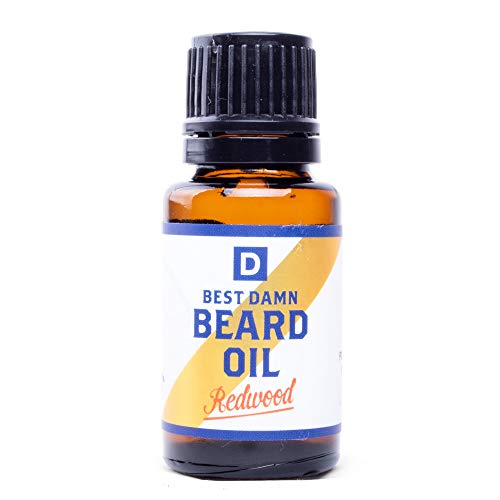 Duke Cannon Supply Co. Best Beard Oil, 0.5oz – Redwood Scent, Travel Size, Softening + Conditioning Beard Oil