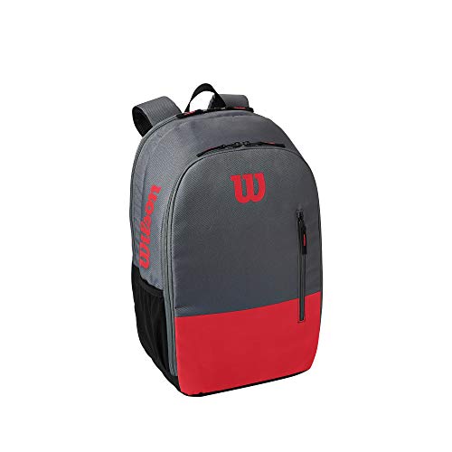 WILSON Sporting Goods Tennis Bag, RED/GRAY, No Size (WR8011502001)