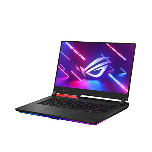 ASUS ROG Strix G15 (2021) Gaming Laptop, 15.6” 300Hz IPS Type FHD Display, NVIDIA GeForce RTX 3070, AMD Ryzen R9-5900HX, 16GB DDR4, 1TB PCIe NVMe SSD, RGB Keyboard, Windows 10, G513QR-ES96