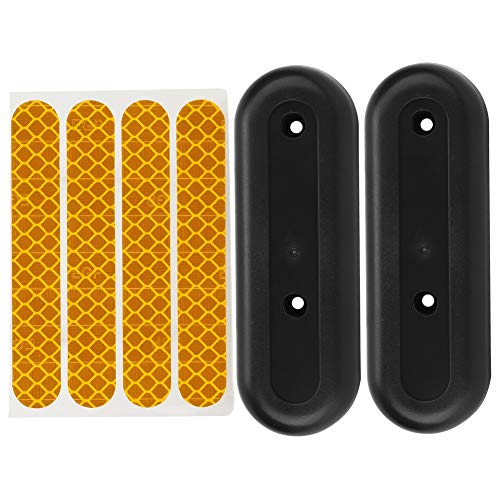 VGEBY Wheel Hub Cover Protective Shell and Reflective Stickers, E-Scooter Protective Shell with Reflective Sticker for Ninebot MAX?G30
