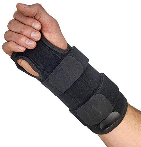 Wrist Brace For Carpal Tunnel Relief – Reversible Hand or Wrist Splint Carpal Tunnel Brace for Left or Right Hand Support Forearm Brace & Wrist Compression for Arthritis Wrist Tendonitis (Small/Med)