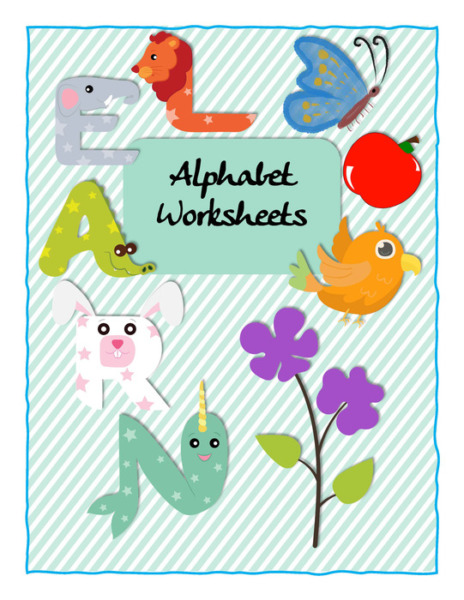 Alphabet Worksheets, Letter Tracing the Alphabet and Sight Words: Practice Handwriting Workbook: Pre K, Kindergarten and Kids Ages 3-5 Reading And Writing