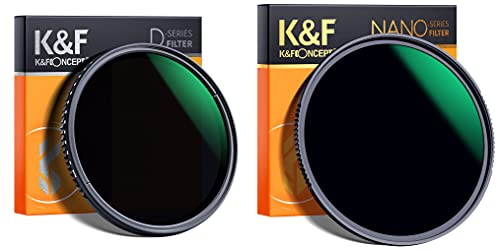 49mm Variable ND8-ND2000 & Fixed ND1000 Lens Filter Kit (2 Pcs)
