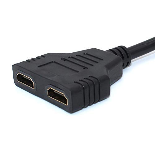 HDMI Splitter Cable Male 1080P to Dual HDMI Female 1 to 2 Way HDMI Splitter Adapter Cable for HDTV HD, LED, LCD, TV, Support Two TVs at The Same Time | The Storepaperoomates Retail Market - Fast Affordable Shopping