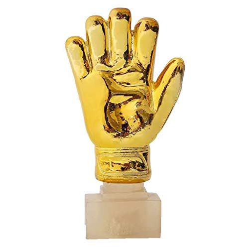 Gold Gloves Prize Golden Glove Trophy Goal Keeper Trophy for Collections Souvenir Fans Home Decoration Gift World Cup Soccer Goalkeeper Trophy