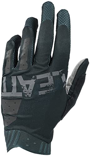Leatt 1.0 GripR Adult MTB Cycling Gloves – Black/Large
