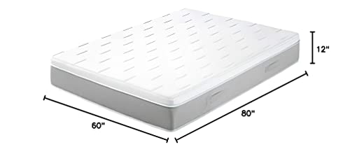 Mellow 12 Inch Olaf Gel Memory Foam Mattress with Cooling Fabric, Made in USA, CertiPUR-US Certified Foams, Oeko-TEX Certified Eco Cover, Quilted Comfort Top, Queen | The Storepaperoomates Retail Market - Fast Affordable Shopping