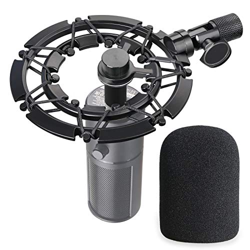 Razer Seiren X Shock Mount and Pop Filter Matching Mic Boom Arm Stand, Compatible for Razer Seiren X Microphone by YOUSHARES