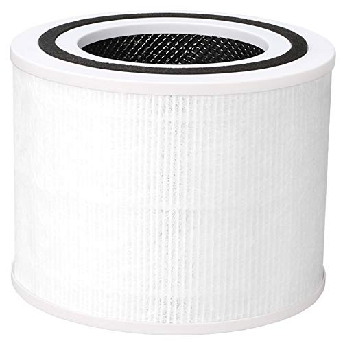 Replacement P350-RF Filter for LEVOIT Core P350, 3-in-1 H13 P350 True HEPA Filter, New Fine Fabric with Activated Carbon Filter