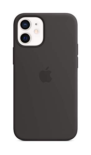 Apple iPhone 12 Mini Silicone Case with MagSafe – Black