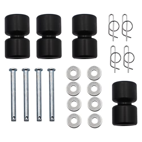 4-Pack GMNR-925 Rollers Pins Washers Rings Kit Replacement for Trailer Tailgate Lift Assist