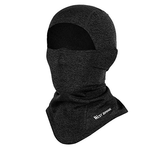Zeroall Balaclava Winter Windproof Dustproof Warm Full Face Cover Mask with Thermal Fleece for Men Women Outdoor Headgear Neck Gaitar for Cycling Skiing Snowboarding Motorcycling(Black)