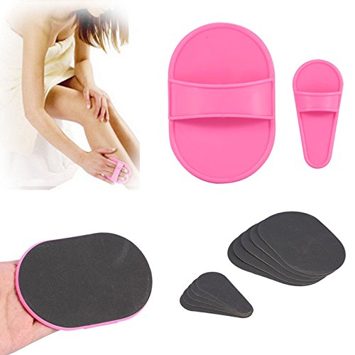 Hair Removal Tool Smooth Legs Skin Pad Arm Face Upper Lip Hair Removal Remover Set Exfoliator Away 1SET