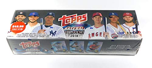 2018 Topps Baseball Complete Factory Sealed Set Target Retail Version (702 Cards + 5 Rookie Cards and 1 Rookie Cup Chrome Card) Shohei Ohtani Rookie