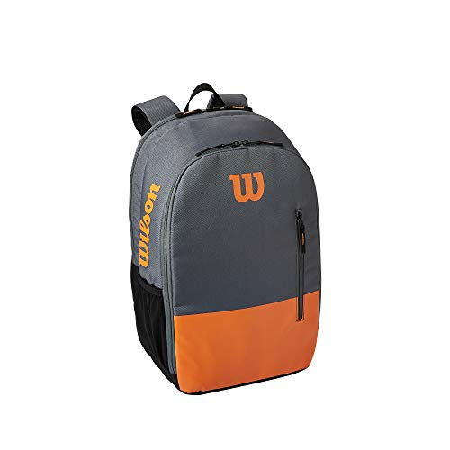 WILSON Team Tennis Backpack, Holds up to 2 Rackets, Green/Grey, WR8009903001