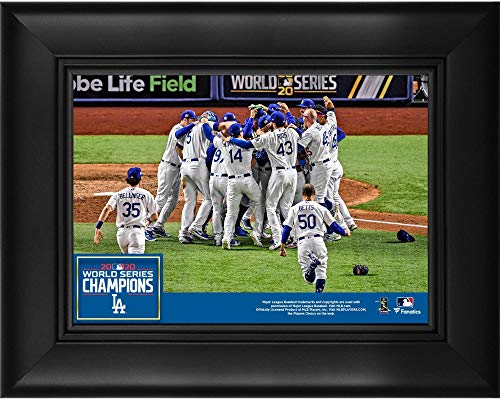 Los Angeles Dodgers 2020 MLB World Series Champions Framed 5″ x 7″ Collage – MLB Team Plaques and Collages